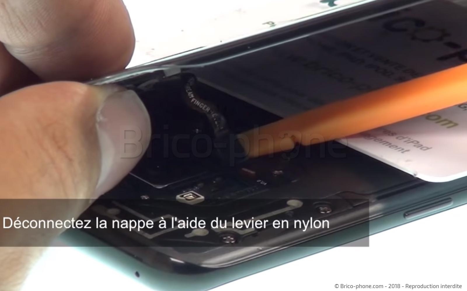 Changement d'écran (vitre+AMOLED) sur Galaxy S8 photo 1